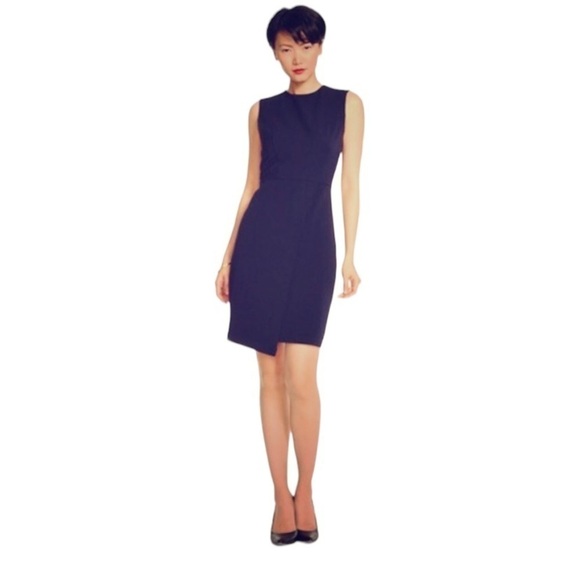 Merona Bi-Stretch Twill Dress in Federal blue navy - Picture 1 of 6